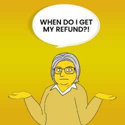 Most tax refunds are issued within 10 to 12 business days from the date of lodging your online income tax return